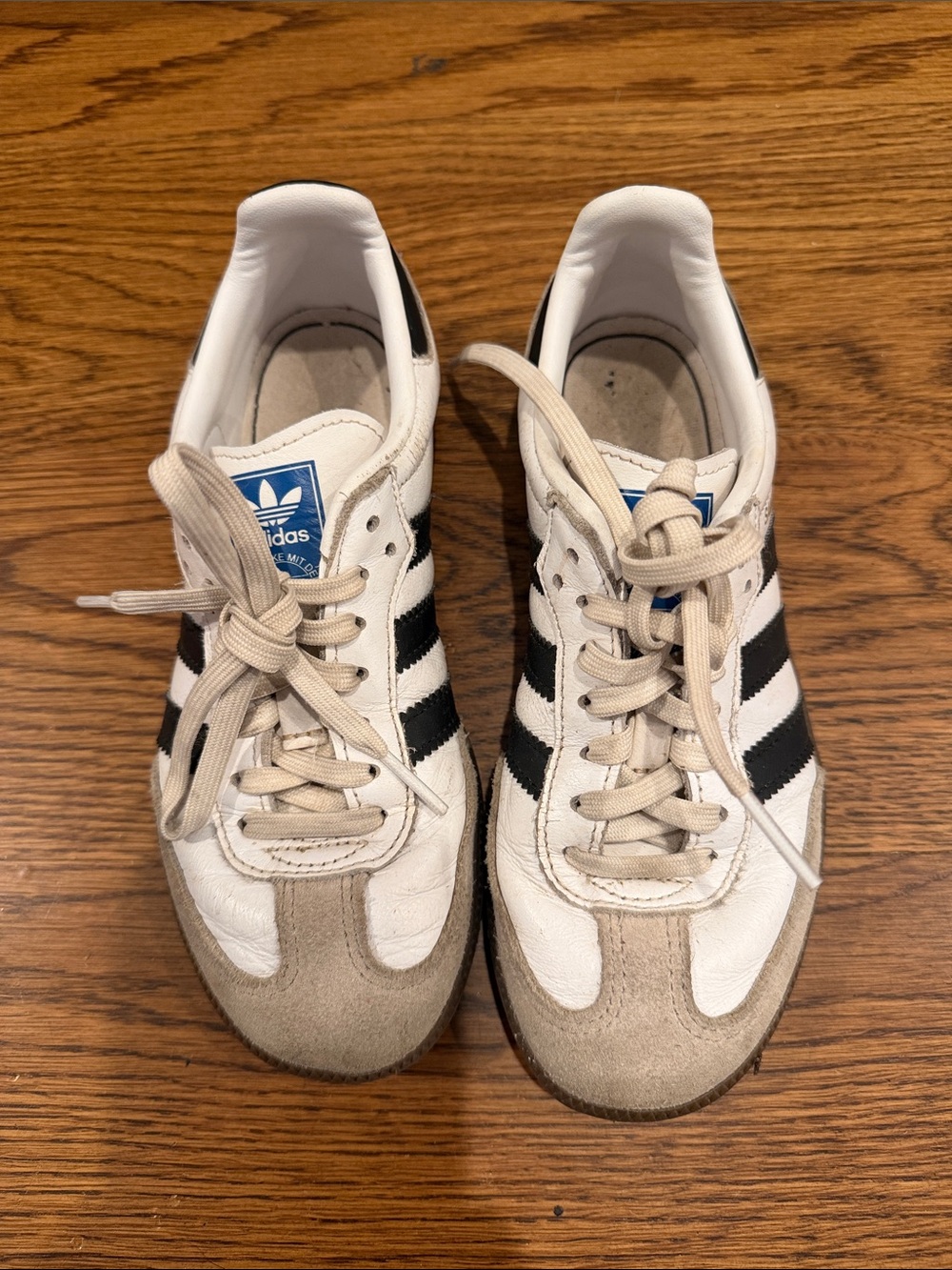 adidas Men's White and Black Retro Low-Top Sneakers
